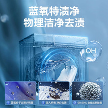 小天.鹅TG100V88PLUS洗衣机10KG超薄本色蓝氧全自动滚筒小蓝鲸其