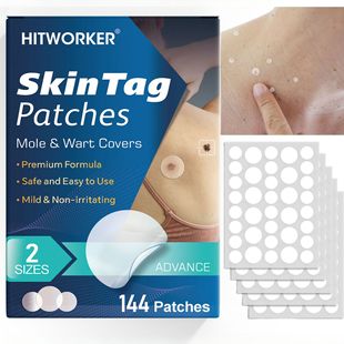 Cross-Border Exclusive Skin Cleaning Care Wart Removal Patches Skin Tag Patches Cross-Border Ready Stock 144Pcs