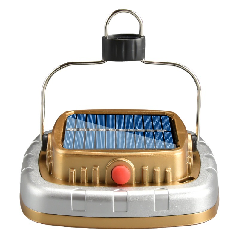 Transfronteriza Solar LED camping luz de la tienda de luz USB recargable camping luz de emergencia al aire libre iluminación mercado nocturno puesto de luz