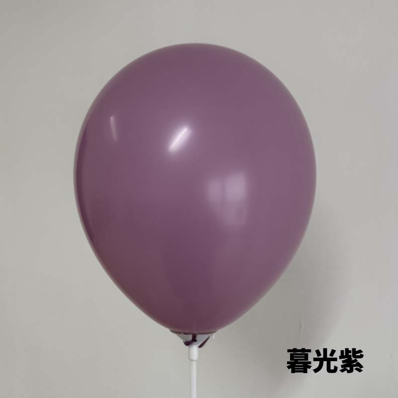 2.2g Globo grueso de 10 pulgadas Decoración de fiesta de cumpleaños Globo mate Decoración de boda Globo de látex retro
