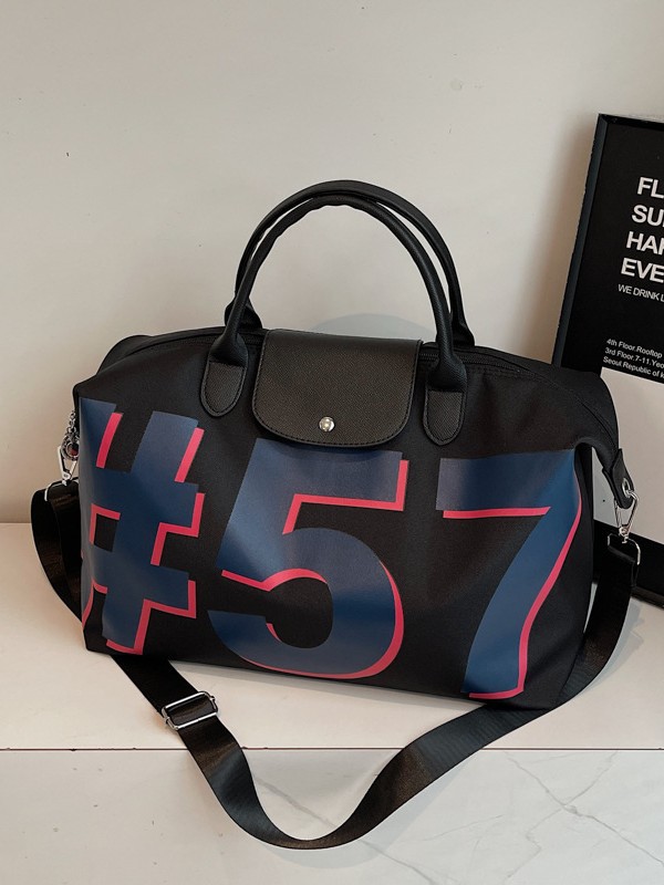 Large-Capacity Short-Distance Travel Bag, Women's Travel Portable Tote Bag, Versatile Internet Celebrity Commuter Shoulder Bag, Stylish Crossbody Bag