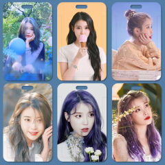 iu李知恩卡套公交卡學生飯卡校園門禁卡工廠牌胸牌保護套韓國卡套