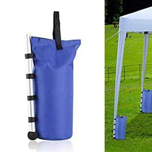 Outdoor tent fixed sandbag windproof awning counterweight sandbag bag blue ballast truck awning water injection bag base