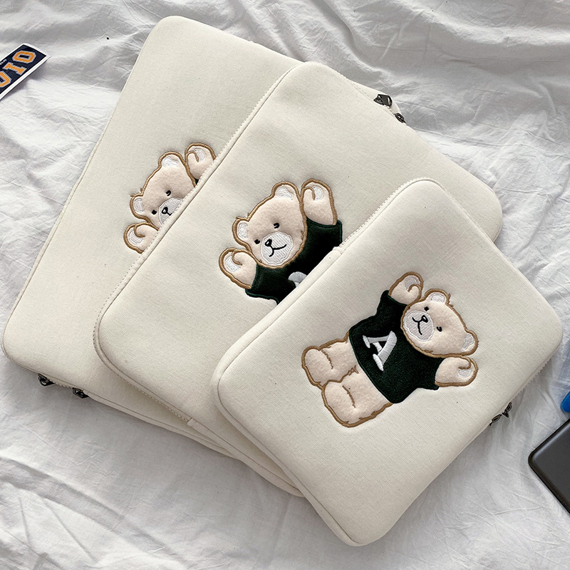 Korea's Cute Storage ACBear IPad Notebook13-15 Inch Tablet Bag Liner Bag Protective Cover