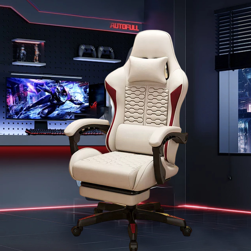 silla de juego de computadora silla de jefe confortable sentada en el hogar reclinable dormitorio elevación silla de juego image 7