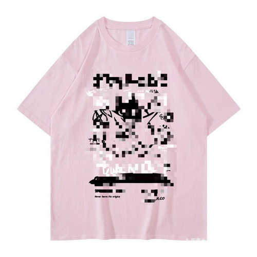 Men Y2k T-Shirt Streetwear Harajuku L Japanese