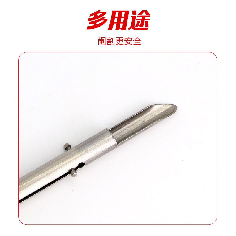 Cuchillo de castración de bolígrafo pequeño y grande para cerdos cuchillo de castración de cerdo de acero inoxidable herramientas veterinarias para animales herramientas de castración de cerdos