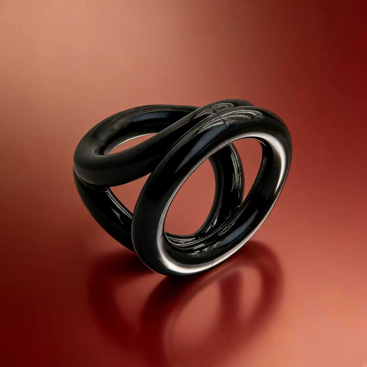 Men’s Wearable TPE Cock and Ball Ring, Manual Delay Support, Yellow — detail image 8