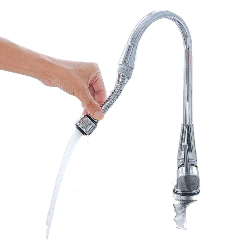 T Кухонный смеситель из нержавеющей стали для душа Расширенный вращающийся брызгозащищенный распылитель Барботер