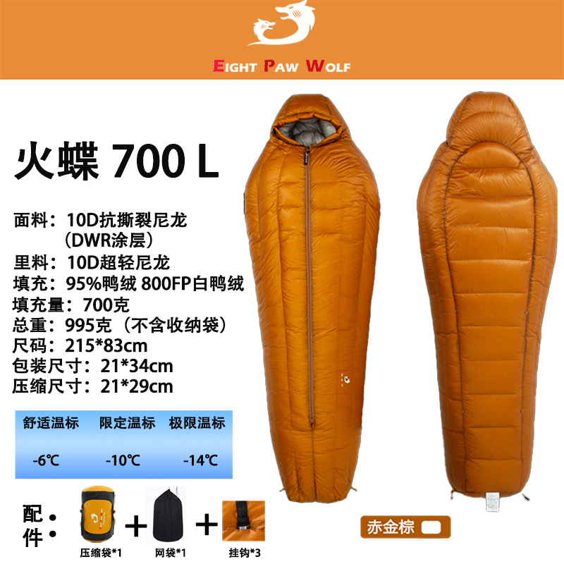 파이어나비 700L-레드골든브라운
