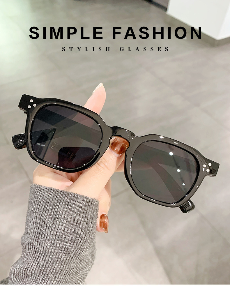Jett 5169 new round frame mi nail glasses high-grade fashion sunglasses European and American cross-border sunglasses_voghion.com