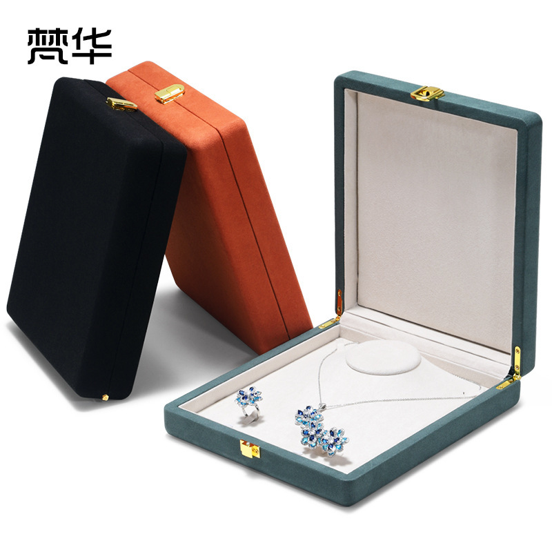 Pearl Necklace Storage Box, Light Luxury Ring, Earrings, Pendant, Necklace Set Box, High-End Jewelry Box, Factory Direct Supply Pearl Necklace Storage Box, Light Luxury Ring, Earrings, Pendant, Necklace Set Box, High-End Jewelry Box, Factory Direct Supply