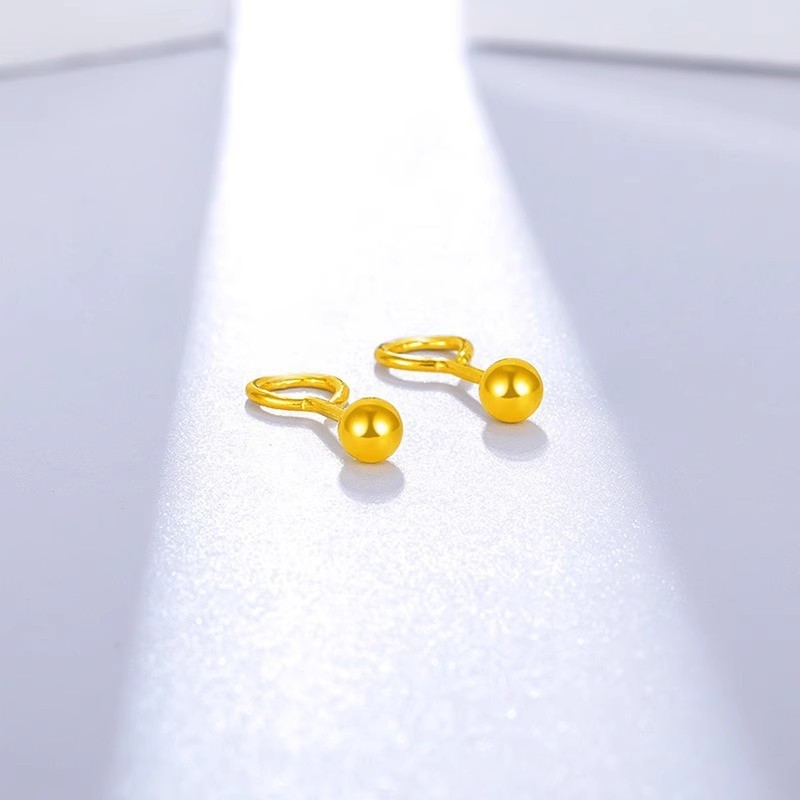 글로시 버블 귀걸이 1쌍(약 0.3g)