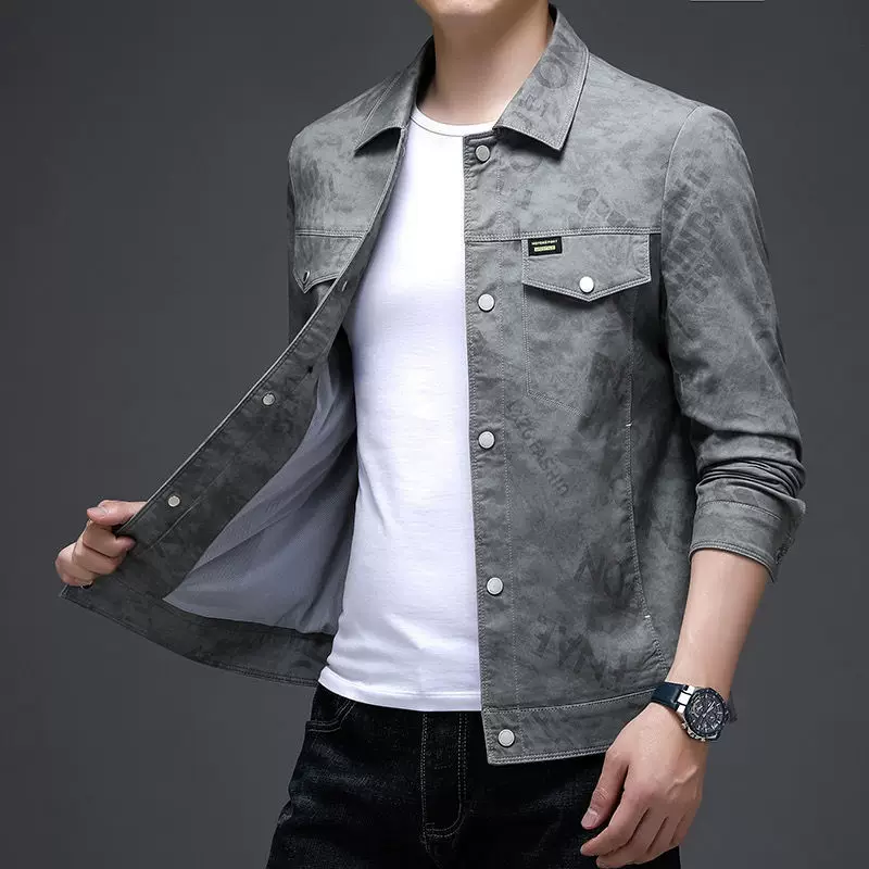 Men's spring autumn jacket, trend set, Korean style