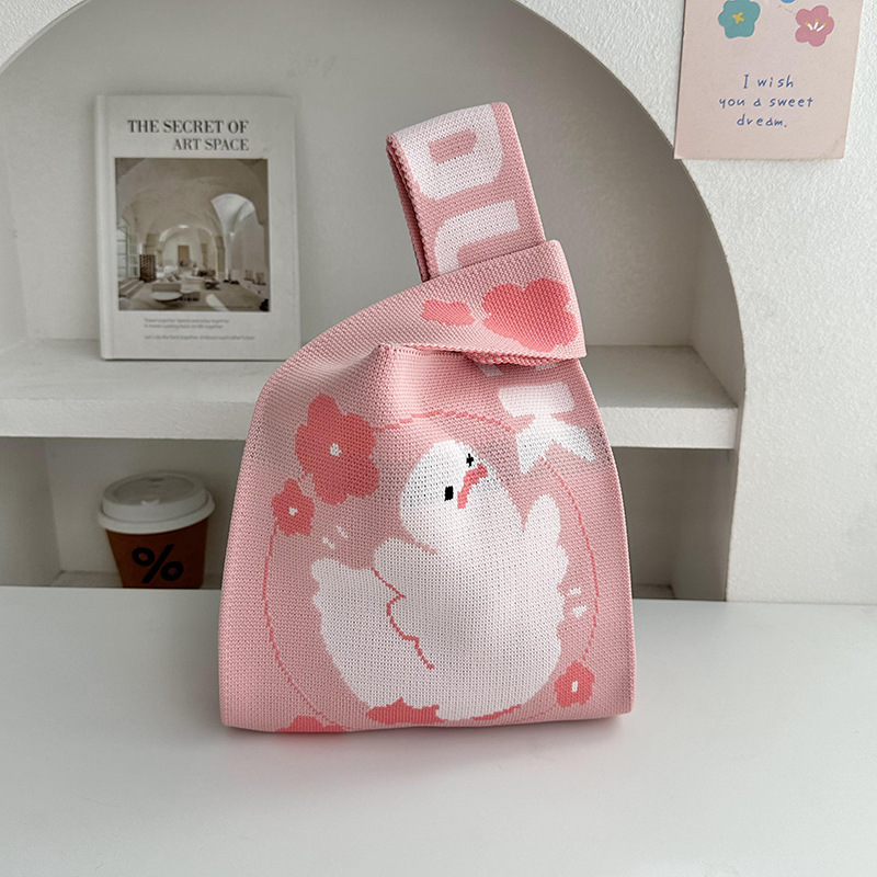 Bolsas de punto bolsas de mano coreanas de gran capacidad bolsas de mano bolsas de mano bolsas de regalo bolsas de muñeca al por mayor