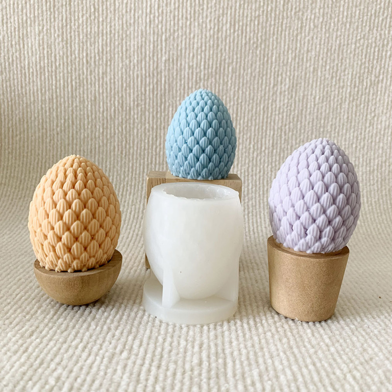 立体松ぼっくりアロマキャンドルモールドクリスマス松ぼっくり手作り石鹸石膏家の装飾ディフューザーストーンシリコンモールド|undefined