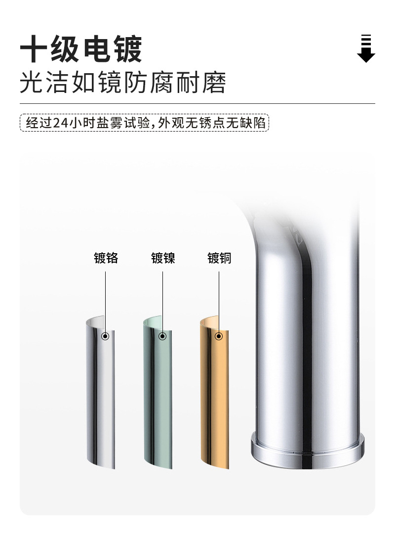 All-copper washbasin faucet, cold and hot dual-purpose bathroom cabinet, single-hole washbasin, washbasin, splash-proof faucet undefined
