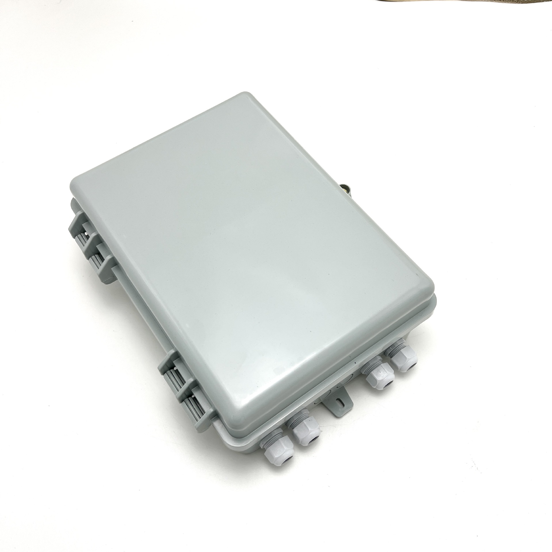 16芯分纤箱 ABs 外贸款 壁挂式 抱杆式 室外防水接头盒光纤配线箱