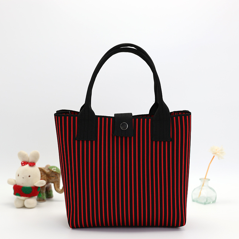 Japón y Corea del Sur tejido bolsas de mano bolsas de viaje de gran capacidad bolsas de compras de chicas fabricantes de bolsas H al por mayor
