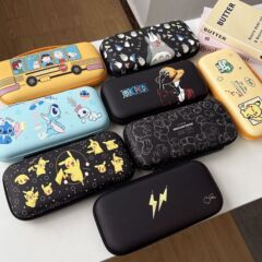 卡通Switch2皮革收纳包任天堂NS2游戏机手提挂绳包 switch2收纳盒