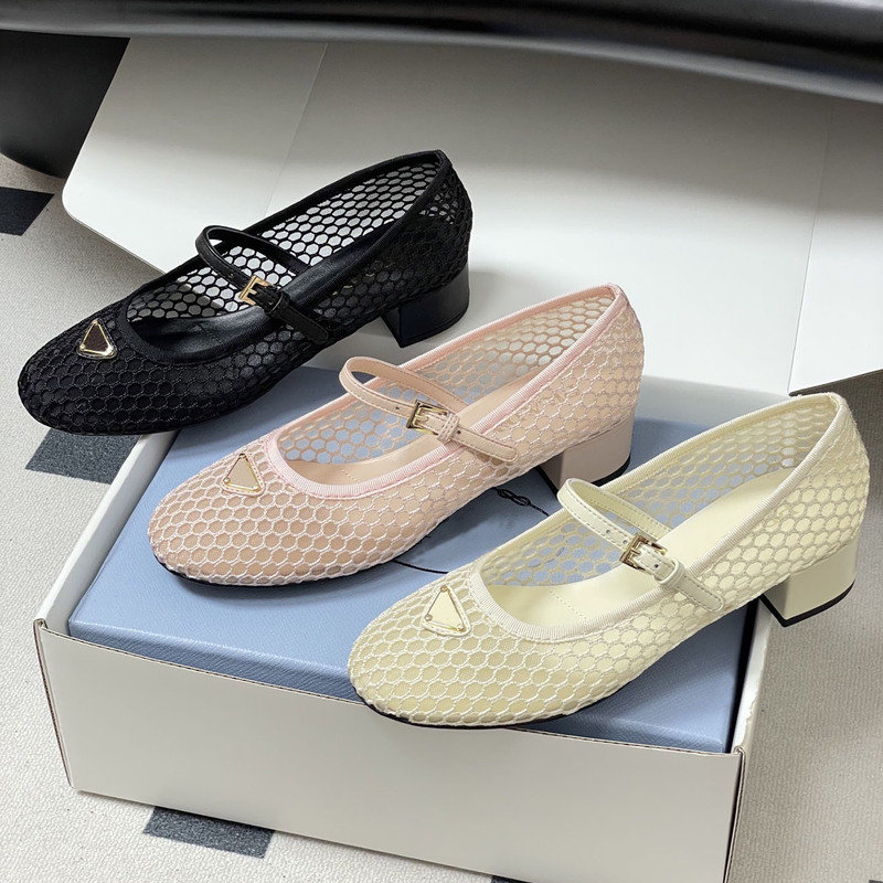Hollow-Out Single-Strap Women's Shoes, Summer 2026 New Style, Breathable Fishnet Mesh, Mid-Heel French Mary Jane Sandals Hollow-Out Single-Strap Women's Shoes, Summer 2026 New Style, Breathable Fishnet Mesh, Mid-Heel French Mary Jane Sandals