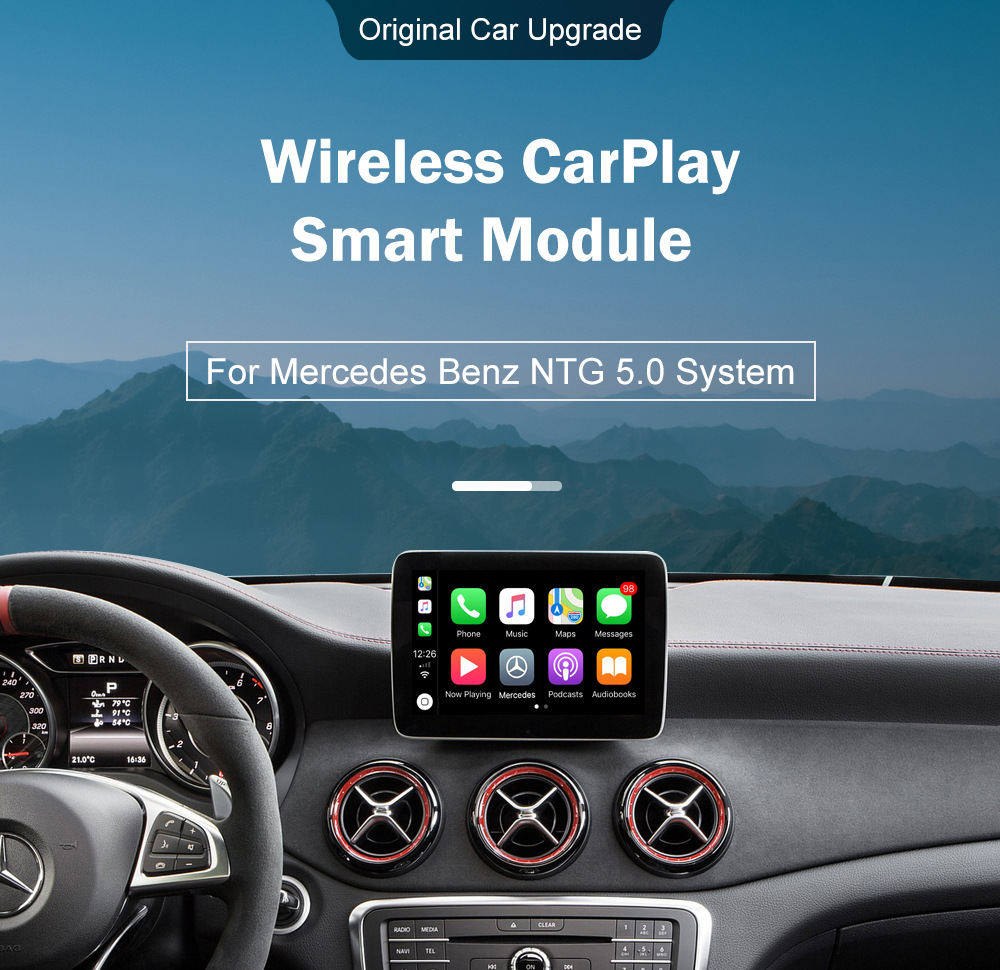 Road Top Wireless Apple CarPlay Suitable for Mercedes-benz NTG5.0 Decoder Module Decoder Box