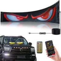 Грузовик Devil Eye Light Автомобильный светодиодный мягкий экран Ультратонкий умный стекло случайный автомобиль наклейки USB без потерь