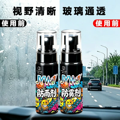 accessories: rain and fog repellent, Automotive glass defogging agent