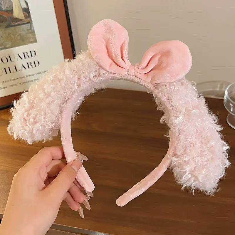 Pink poodle knot