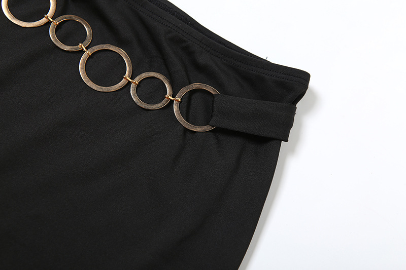 Summer Sexy Backless Halter Top High Waist Hip Wrapped Skirt Set Women