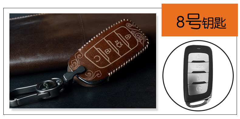 Suitable for Changan CS75 key set CS55unit Yidong xt buckle 15CS35plus Rui Cheng car retro cowhide bag