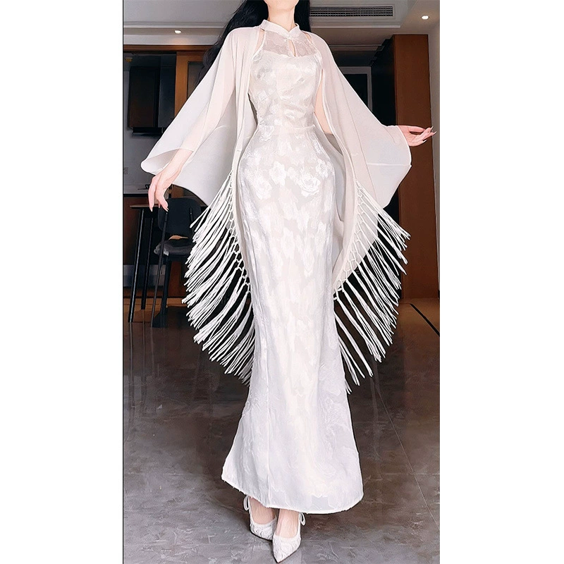 Новое платье в китайском стиле, летнее новое ретро-платье в китайском стиле, улучшенный шикарный уникальный костюм с юбкой для молодых девушек