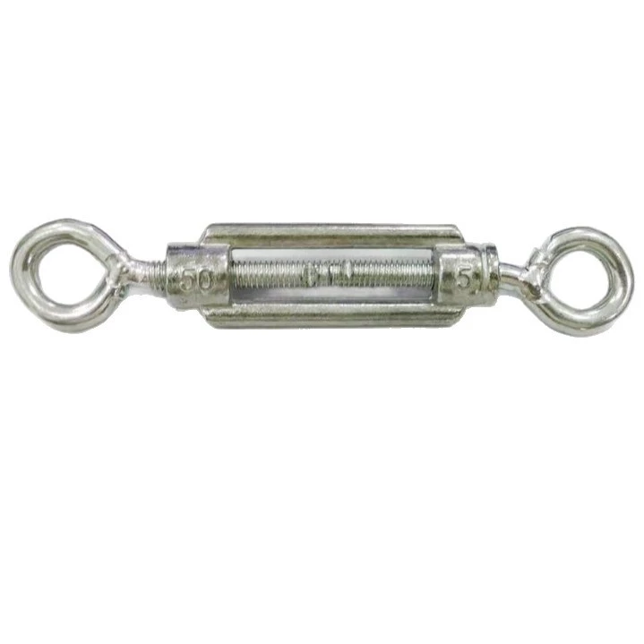 Manufacturer produces rope tightener, cable tightener, zinc alloy welded turnbuckle, open body turnbuckle bolt, eye hook, eye eye