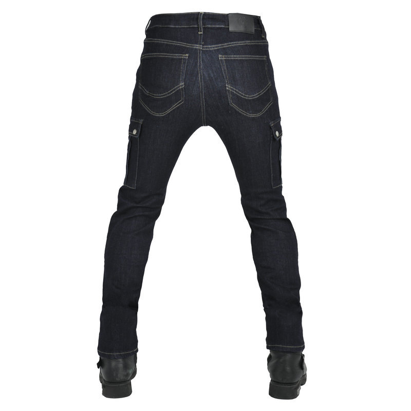 VOLERO nuevos pantalones vaqueros de la motocicleta de los hombres y las mujeres de la motocicleta ocasional pantalones anti-caída retro Slim off-road pantalones de montar