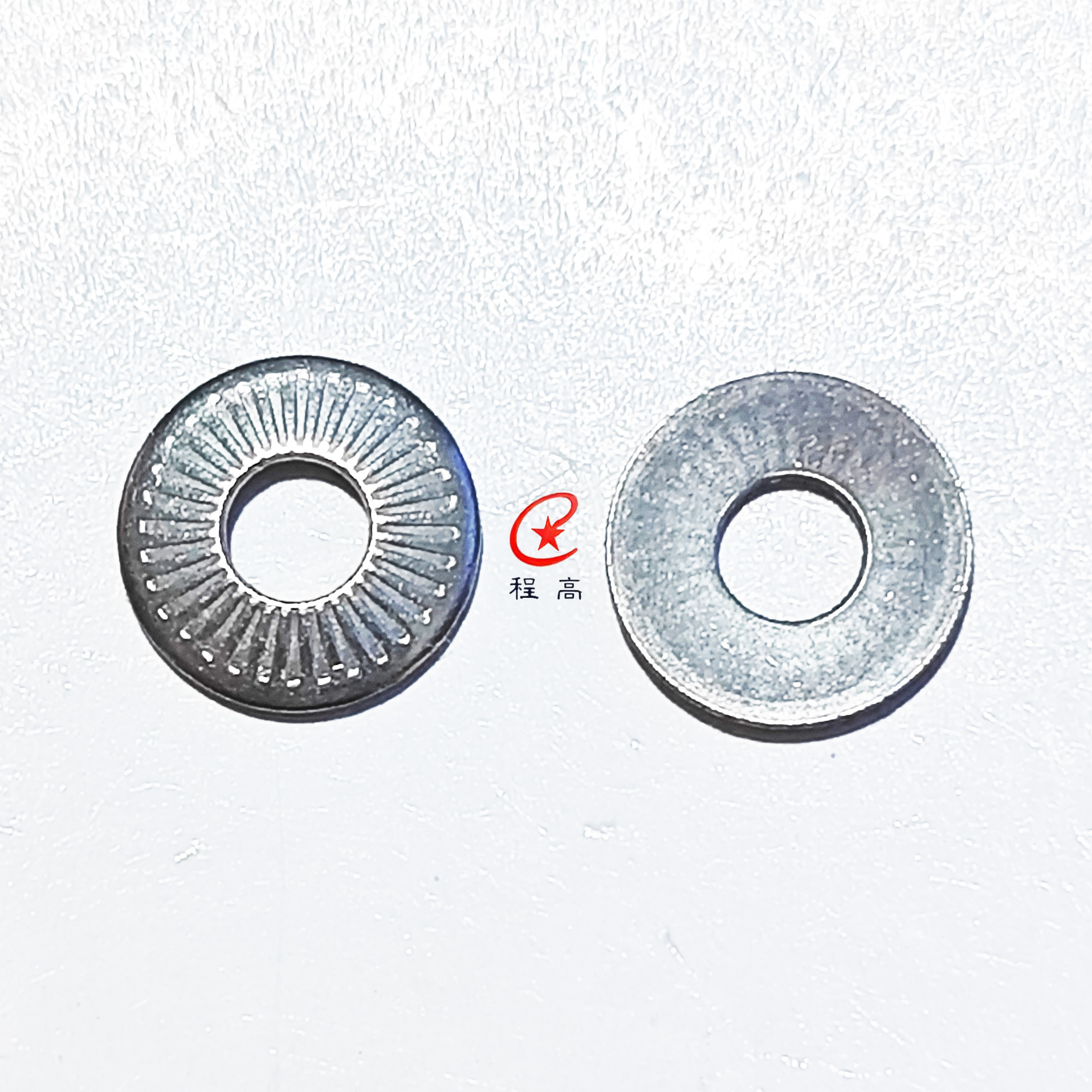 单面齿蝶形防松垫圈防滑垫片印花，工厂直发量大从优防滑齿垫圈