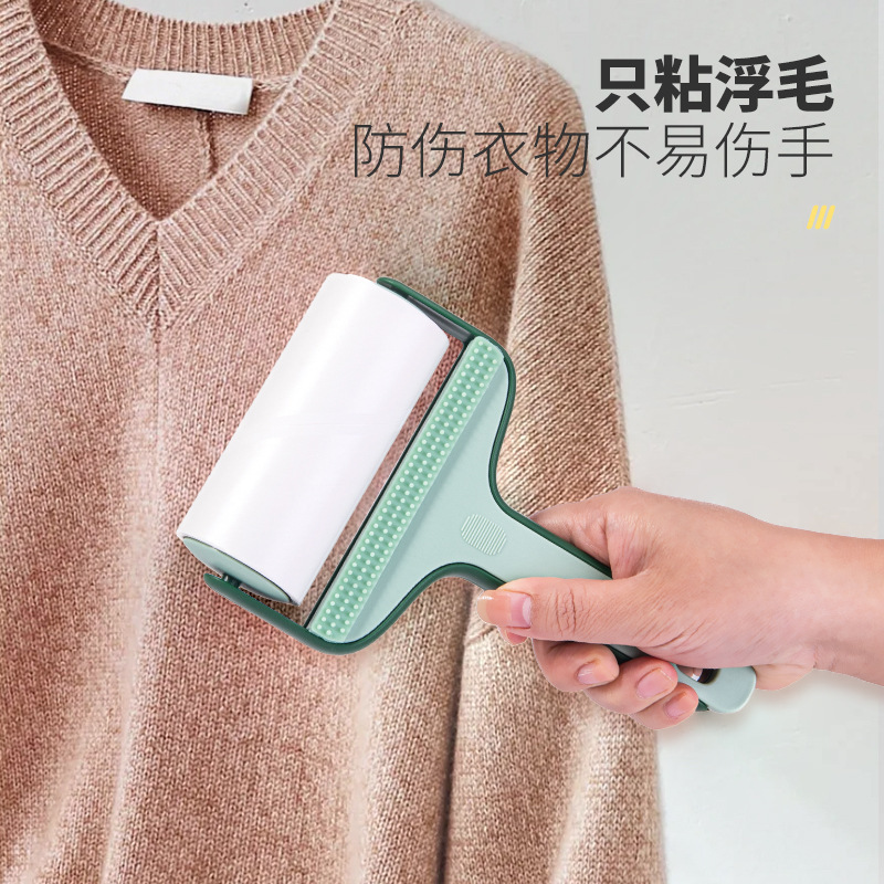 Cepillo de pelo pegajoso rodillo rasgable papel de repuesto Cepillo de rodillo de fieltro Cepillo de pelo pegajoso artefacto de pelo de ropa Cepillo de pelo pegajoso Productos para mascotas