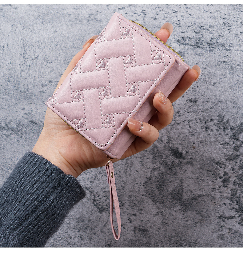 Mujeres Color Sólido Cuero Sintético Gire La Tapa Carteras Pequeña display picture 9