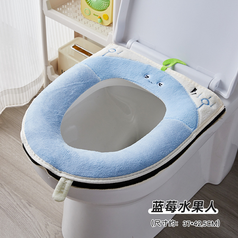 Invierno hogar nuevo cojín impermeable esponjoso de inodoro suave cojín de inodoro