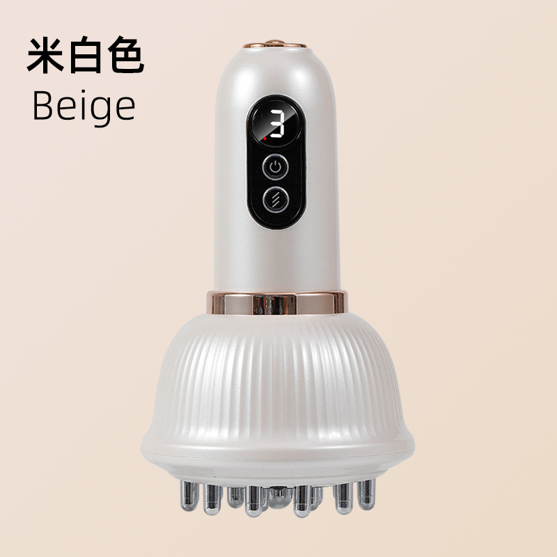 Portable Smart Electric Massager, Heated Cupping Vacuum Negative Pressure Cupping Device, Suction Cupping Household Massage Brush