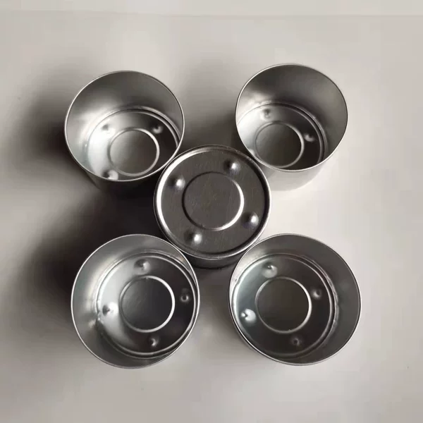 White aluminum shell flanges 3.8x2 .5 thick high model 100 free shipping