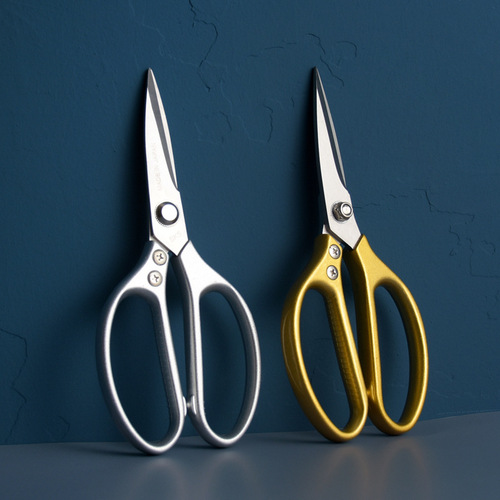 Kitchen household barbecue scissors bone scissors multifunctional scissors stainless steel duck fish scissors strong stainless steel scissors