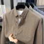 保暖新款格子男款衬衣