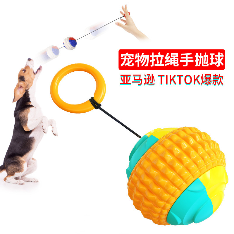 宠物用品宠物玩具手丢抛扔玩具球狗狗训练磨牙耐啃咬球橡胶玩具球