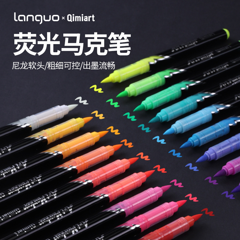 Blue Fruit Disposable Tattoo DIY Direct Liquid Fluorescent Marker Pen, Washable with Water, Uv Luminous Marker Pen for Skin Painting