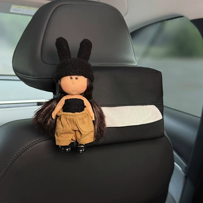 Car tissue box/set, Cute Potato Sister Car Tissue