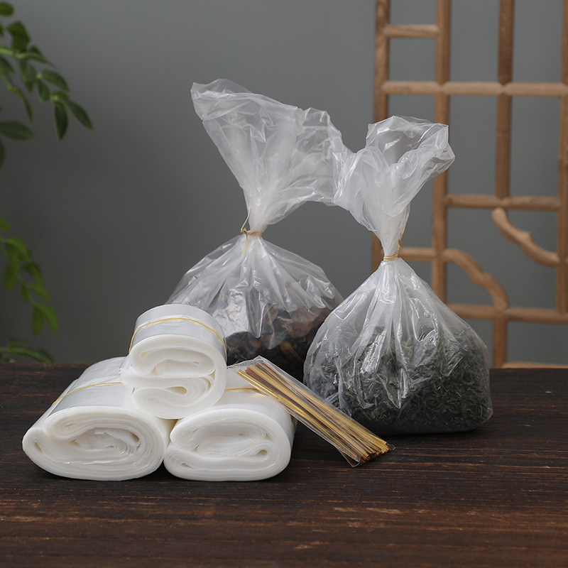 신제품 투명 두꺼운 차 내부 필름 백 0.15kg 반파운드(약 90g) 용기 내부 백 방진 방습 차백