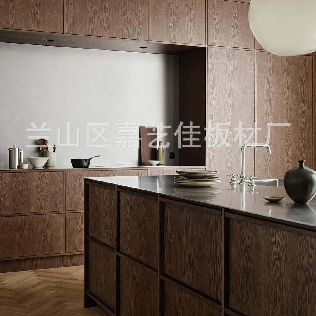 批发沙比利水曲柳红樱桃贴面胶合防多层板装饰板