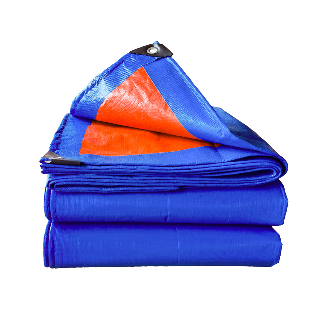 【盛品】厂家批发塑料苫布加厚蓝桔油布遮阳户外防水篷布 防雨布