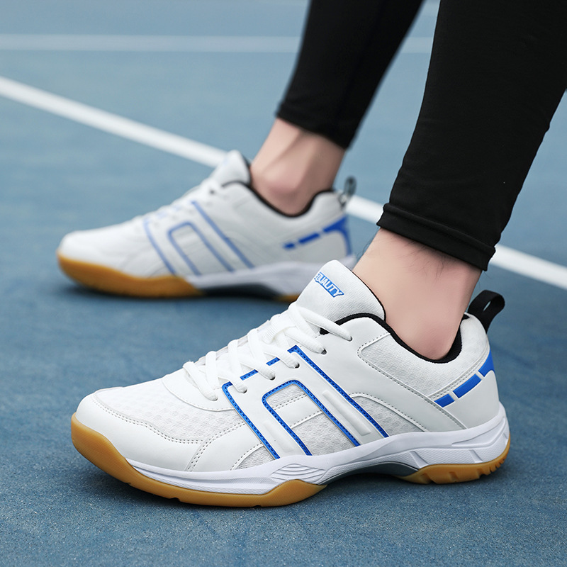 Professional Tennis Shoes for Men and Women, Breathable Shock-Absorbing Sports Shoes, Training and Competition Shoes, Table Tennis Shoes, Volleyball Shoes, Badminton Shoes