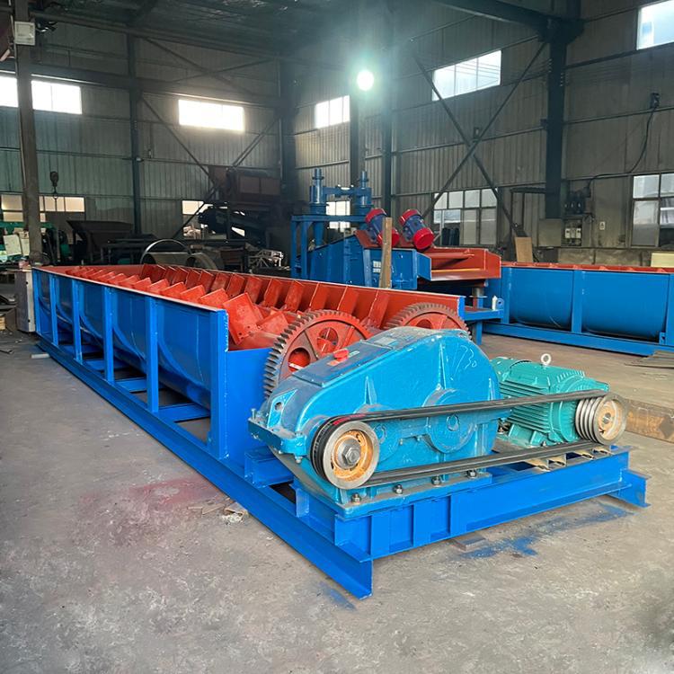 江西新型选金设备黄金脱泥洗泥钨矿洗矿设备2RLX750型螺旋洗金机